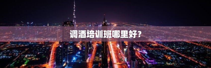 调酒培训班哪里好？